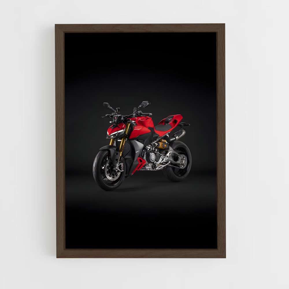 Poster Duel Intrépide Streetfighter V – affiche Ducati (vue 5)
